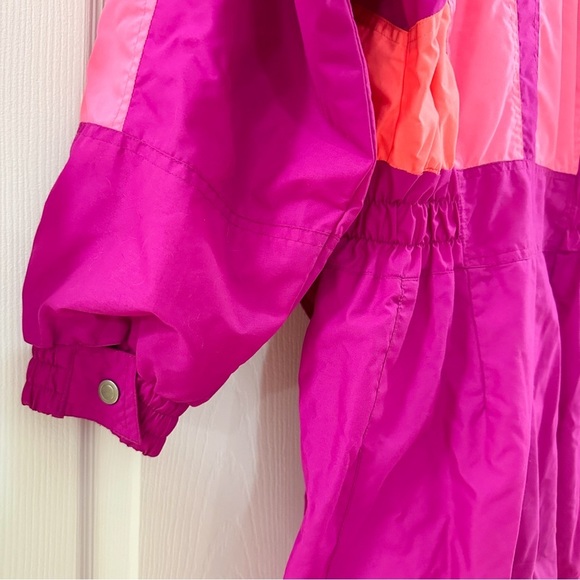 Inside Edge Women’s Vintage One Piece Snow Ski Suit Magenta Pink Orange sz Med - Picture 16 of 16